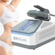 Body Sculpt Slimming Machine, Muscle Building Machine with 1 Handles, Adjustable 100% Energy and 2 Working Modes, 100% Muscle Contraction, Visible Effects Within 15 Days, No Rebound, for Leg