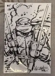 Teenage Mutant Ninja Turtles, Original Comic Art by Kevin Eastman, Raphael