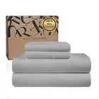 Egyptian Cotton Sheet Set | California King Size Sateen Sheets - 4 Piece Long...