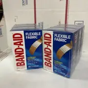6 X Band-Aid Brand Flexible Fabric Adhesive Bandages,All One Size, 30 ct