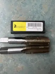 Interstate 04477121 , 3/4"-10 UNC HSS Straight Flute Taper Hand Tap Lot of 2