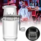 machine Portable Hand Crank Ice Blender Manual Shaver Ice Crusher Ice Chopper