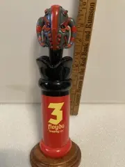 THREE FLOYDS SPEED CASTLE DARTH FLOYD PILSNER Draft beer keg tap handle. INDIANA