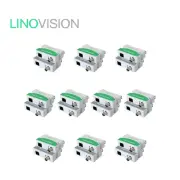 LINOVISION PoE+Ethernet Over Coax (EOC) Converter, Analog to IP Camera (10Pack)