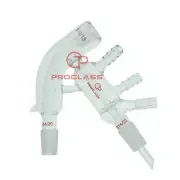 Laboratory Glass Jackt Micro Distilling Short Path Adapter 14/20