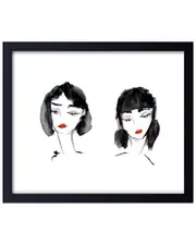 Ready2HangArt Sisters No 2 Framed Print Wall Art