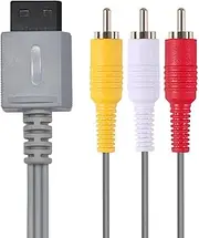 AV Cable for Wii Wii U, Composite Audio Video Cord Compatible with Nintendo Wii/Wii U, TV Connector Cable 1.8M/6FT