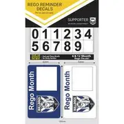 NRL Bulldogs Rego Reminder Decal - N-RR-BU