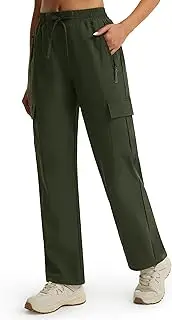 [Libin] Women's Hiking Pants Lightweight Quick Dry Cargo Pants Petite/Regular/Tall Casual Work Travel Safari Clothes