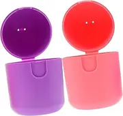 HIAKDOFT 2Pcs Heat Resistant Box Compact Storage Case for Period Cups Microwave Safe Durable Material for Travel and Hygiene