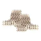 100Pcs Miniature Fairy Garden Fence Wooden Dollhouse Decorative Picket Fence