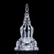 Stupa Bodhi Tower Crystal Buddha Pagoda Buddhist Articles Ornaments Household