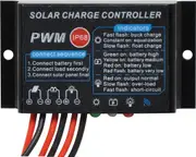 12V 10A 120W PWM Waterproof Solar Charge Controller Short Circuit Protection