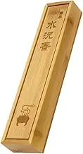 COHEALI 1 Piece Storage Tin for Incense Sticks Empty Incense Box Holder Wooden Aromatherapy Accessories
