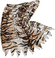 GAXIRE Leopard Print Short Skirt Lightweight Polyester Costume for Halloween Unisex Animal Party Outfit Breathable Garment for Jungle Themed Festivals and Events