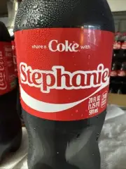 Share a Coke with Stephanie 2025 Personalized Gift Coca Cola Bottle 20oz