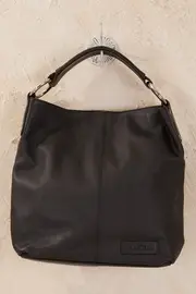 Leather Bucket Bag--MAN-N11