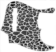 J BASS 5 STRING Graphic Pickguard to fit Fender Bass Guitar Black Network