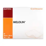 Smith & Nephew Melolin Low Adherent Wound Dressing 10cm x 10cm 10 Pack