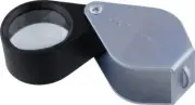 Eschenbach inspection loupe folding metal magnifier 10x magnification 1176-10
