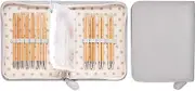 Tulip TCC-07 Switchable Bamboo Ring Needle Set, Carry C, Long, Gray