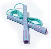 Skipping Jump Rope for Fitness Workout - Light Weight, Adjustable, Tangle Free, Excellent line control for Cardio Boxing, CrossFit, Training Exercise All Ages and Gender ( Special Luxury, KA-220, Made