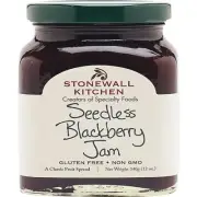 Stonewall Kitchen 12 Oz. Seedless Blackberry Jam 101373 Pack of 12 Stonewall
