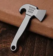 New Mini Titanium Alloy Pendant Pry Bar Crowbar Bottle Opener Necklace Keychain
