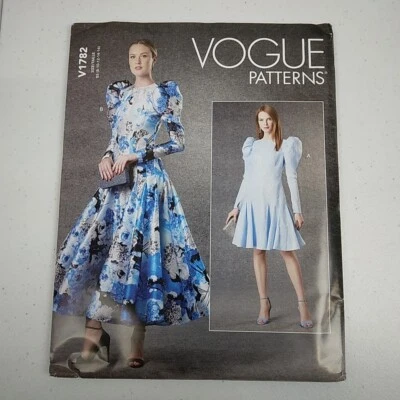 Vogue Sewing Patterns Dresses V1782 Size 8-16 Uncut