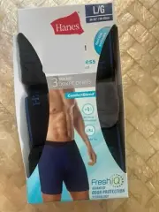 Hanes® Premium® Men's Softness Cotton Modal Blend Boxer Briefs 3 Pk NEW Wicking