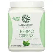 Sunwarrior, Shape, Thermo Greens, Unflavored, 7.4 oz (210 g)