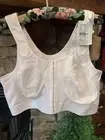 Amoena Sarah Front Fastening Non Underwire Mastectomy 46C Bra white 778