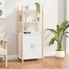 vidaXL Highboard White 60x40x141 cm Engineered Wood HEE