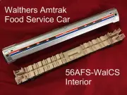 Interior KIT for the Walthers 85ft Amtrak Food Service Car