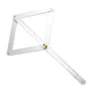 Stainless Steel Multi Angle Measuring Square Protractor for Any Material
