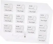 Nail Art Display Stand Nail Rings Brushes Gems Board Kit Glitter Clear Nail Gel Tip Stand Sticker Palette Strips Mini Holders Rack Decals Nails Press White Acrylic