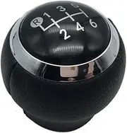 Gear Shift Knob for to&yota for Co&Rolla 1.8MT Black Silver Manual Shift Lever Car Gear Shift Knob(Black,6 Speed)