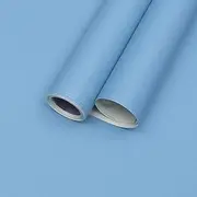 Ismoon 15.7"X118" Blue Matte Blue Peel and Stick Wallpaper Removable Wallpaper Self-Adhesive Vinyl Film Paper Shelf Liner for Decorating Wall Table and Door Cabinets