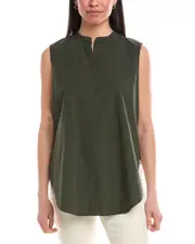 EILEEN FISHER Mandarin Collar Shirt