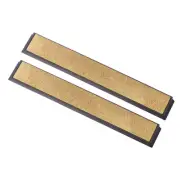 2Pc 150x20mm 80 Grits Titanium Coated Diamond Whetstone Sharpener Grinding Plate