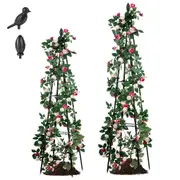 SpringUp Garden Plants Support fiberglass Cage Trellis Climbing Frame Rose Vine Stand 120/160CM