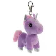 Aurora World Plush - Sparkle Tales - BONBON UNICORN (Key Clip - 5 inch) - New