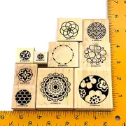 Stampin' Up! Rubber Stamps Circle Circus Mandela Designs Floral Bubbles (10)