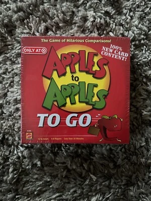 Apples To Apples To Go Travel Edition Family Card Game 2007 Mattel