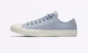 Converse Chuck Taylor Perforated Suede Low Top Unisex Shoes Glacier Gray W9 / M7