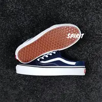 在飛比找蝦皮購物優惠-Vans Old Skool Mule 藍 穆勒鞋 懶人鞋 