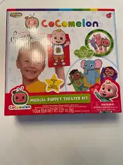 NIB Cocomelon Musical Puppet Theater Kit Craft Kit Activity Ages 3+ Stickers Car