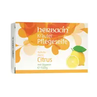 在飛比找樂天市場購物網優惠-德國 Herbacin 小洋甘菊 檸檬潔膚皂 100g 溫和