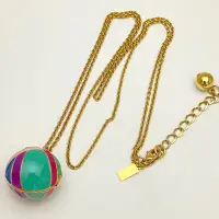 在飛比找蝦皮購物優惠-32"+2" Enamel Necklace - gold 