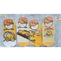 在飛比找蝦皮購物優惠-現貨 蛋黃哥 gudetama 船型襪 22~26cm 三麗